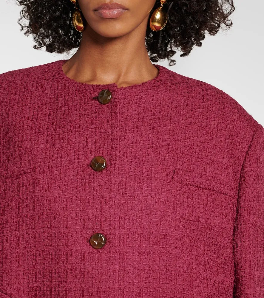Blaze Milano Milano Rush Gliss cotton-blend boucl√É¬© jacket