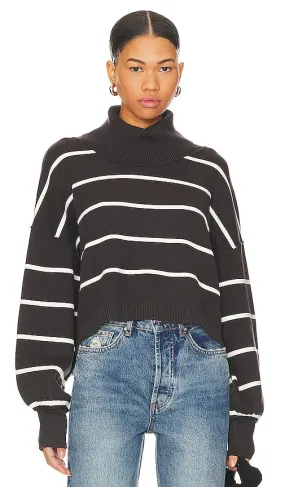 Free People Paulie Sweater in Black