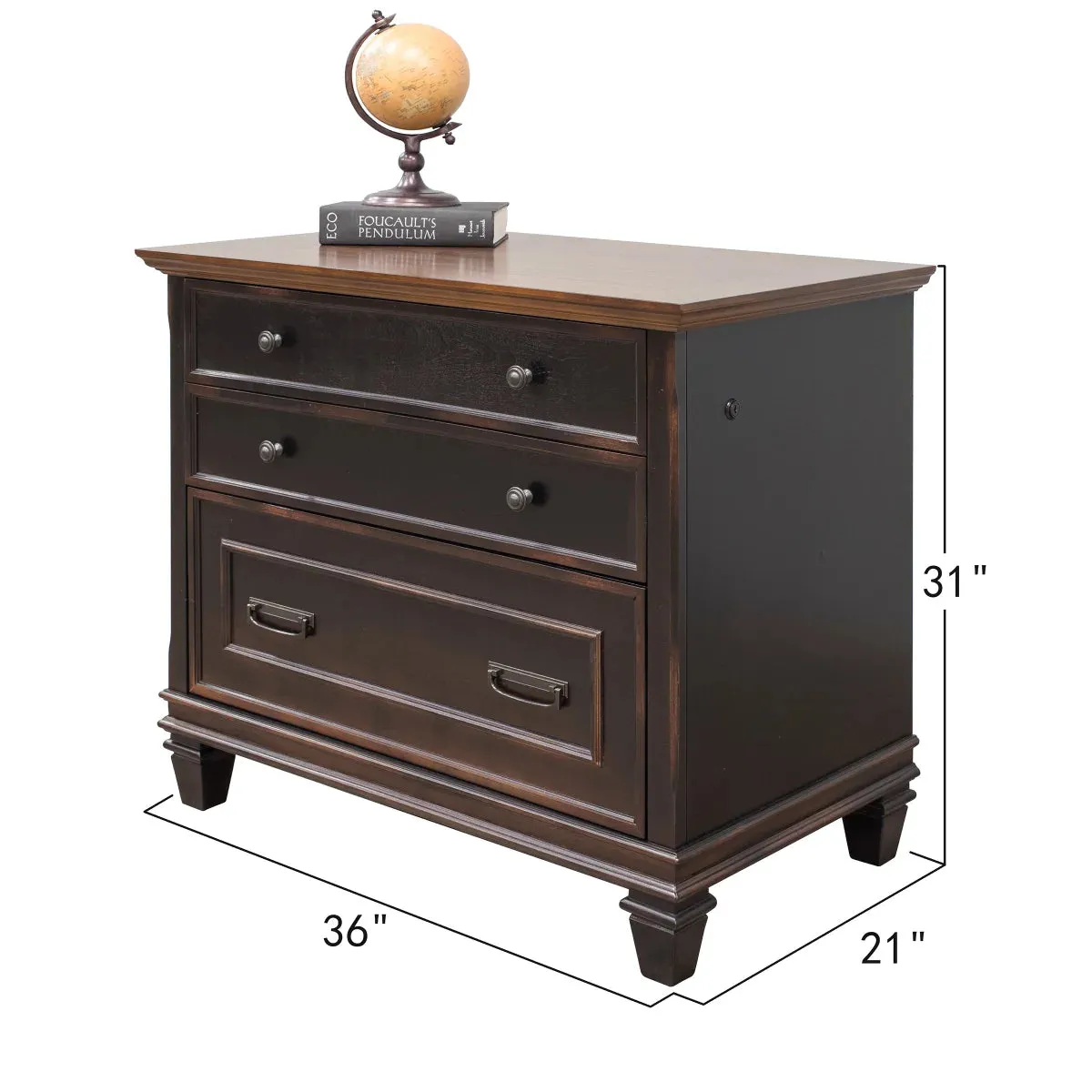 Harrington Executive Desk 3-piece Office Suite