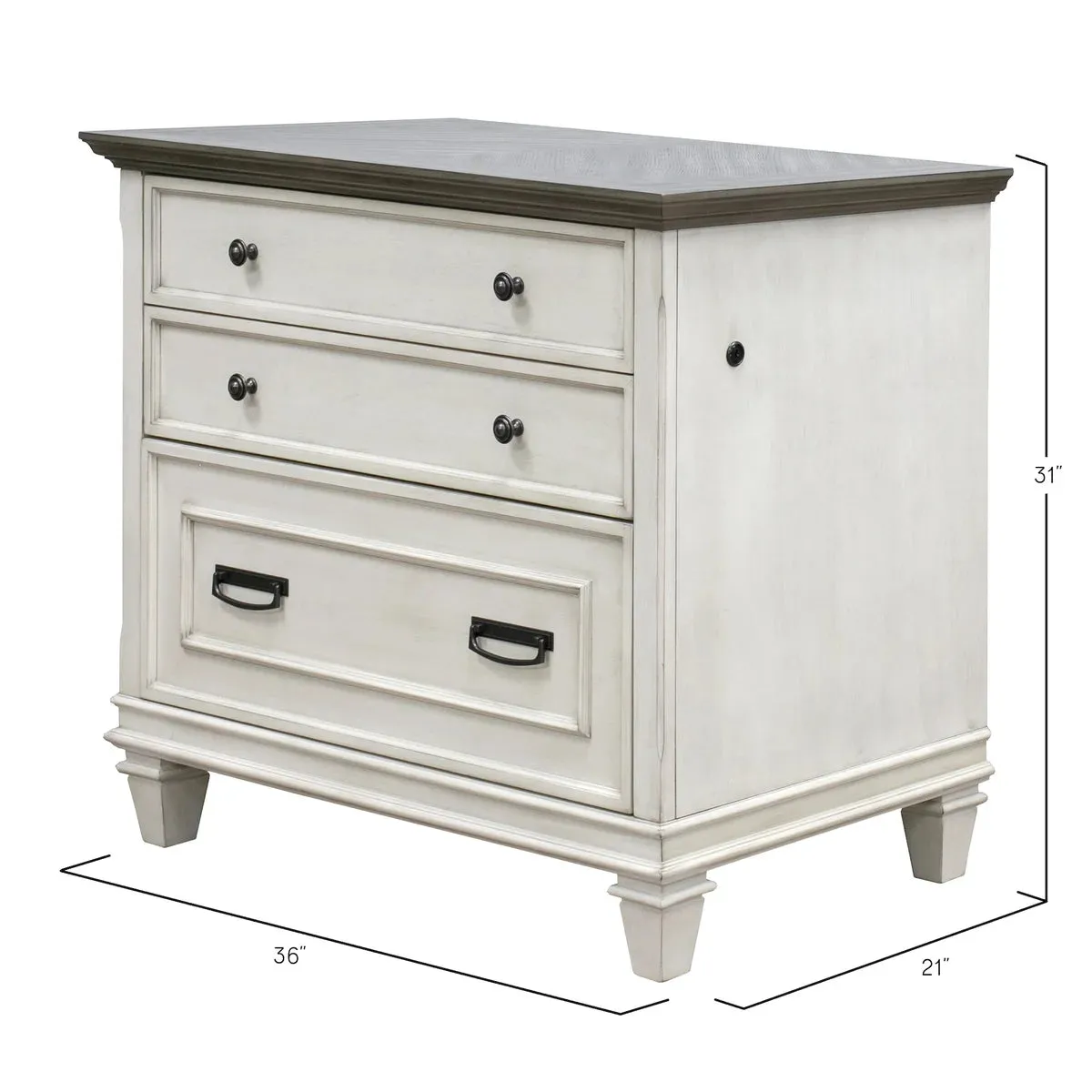 Harrington Executive Desk 3-piece Office Suite