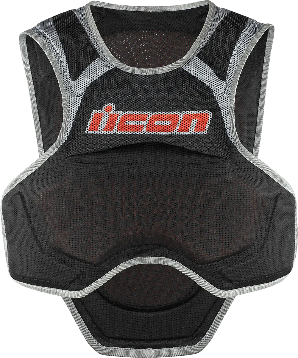 Icon Men's Field Armor Softcore Vest - Megabolt Black
