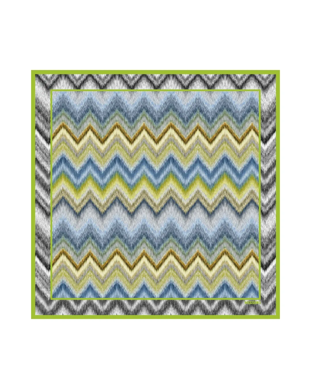 Missoni Scarves Woven Zig-Zag