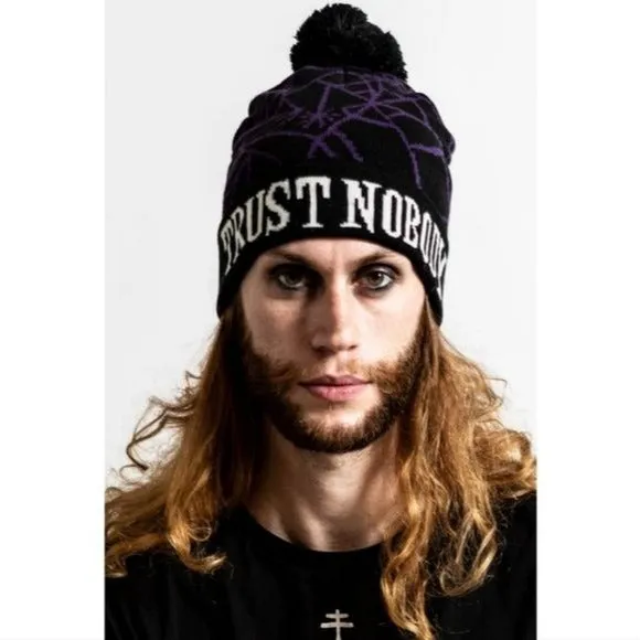 Trust Nobody | Knit Beanie Hat