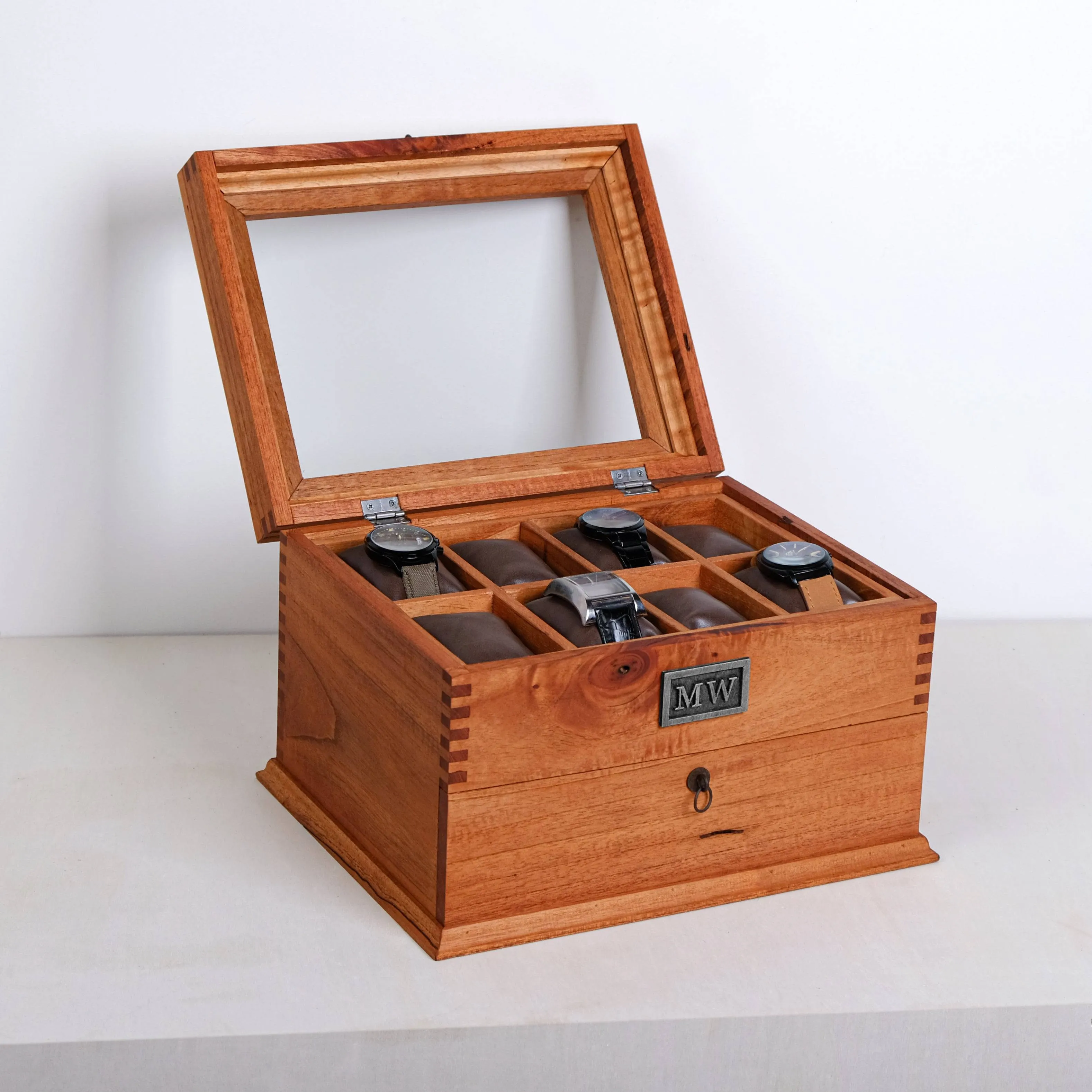Watch Box for 12 Watches Cedar Wood